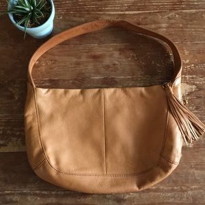 HOBO Original Leather Tassel Purse